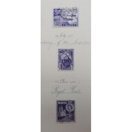 7052 - BRITISH COMMONWEALTH<br />various to include examples from MALTA 1930~1956 with 1938 set mint, IRISH...