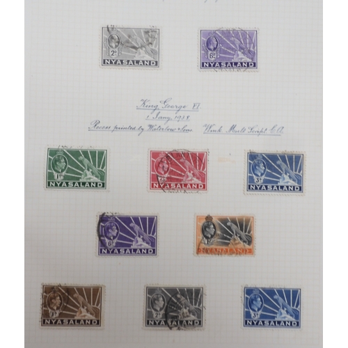 7053 - WORLD STAMPS, BRITISH COMMONWEALTH and Dominions to include examples fromSUDAN 1931 air stamps, Pale... 