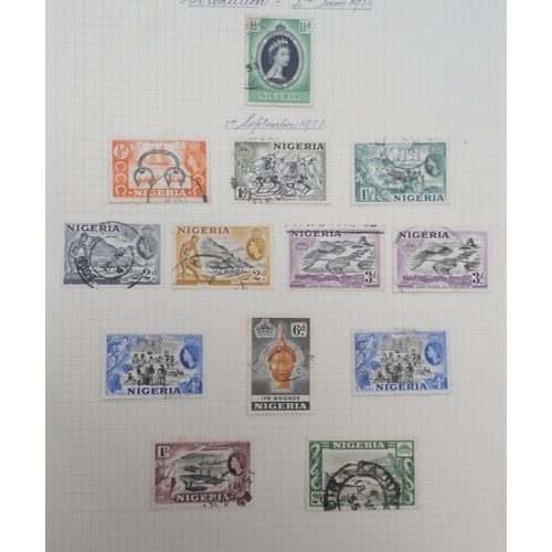 7053 - WORLD STAMPS, BRITISH COMMONWEALTH and Dominions to include examples fromSUDAN 1931 air stamps, Pale... 