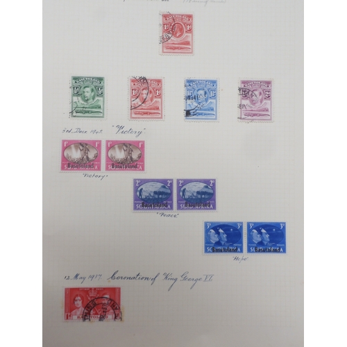 7053 - WORLD STAMPS, BRITISH COMMONWEALTH and Dominions to include examples fromSUDAN 1931 air stamps, Pale... 