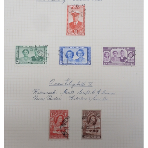 7053 - WORLD STAMPS, BRITISH COMMONWEALTH and Dominions to include examples fromSUDAN 1931 air stamps, Pale... 