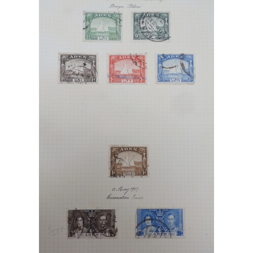 7053 - WORLD STAMPS, BRITISH COMMONWEALTH and Dominions to include examples fromSUDAN 1931 air stamps, Pale... 