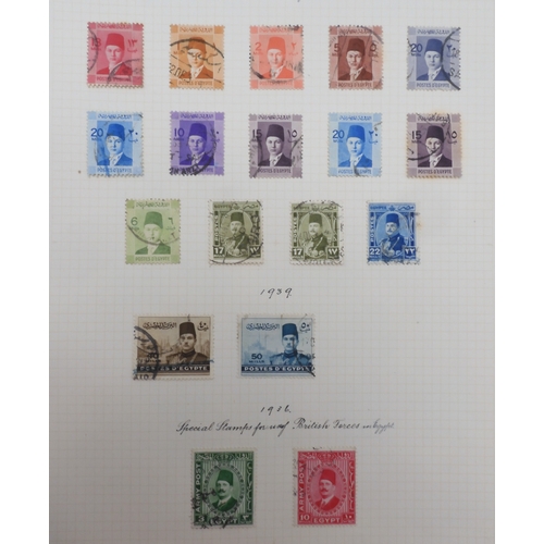 7053 - WORLD STAMPS, BRITISH COMMONWEALTH and Dominions to include examples fromSUDAN 1931 air stamps, Pale... 