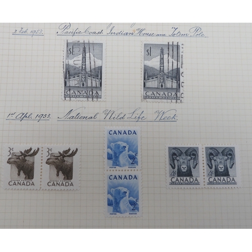 7054 - BRITISH COMMONWEALTH<br />to include CANADA 1928~1963 with air stamps 1928 and 1932, official stamps...