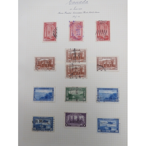 7054 - BRITISH COMMONWEALTHto include CANADA 1928~1963 with air stamps 1928 and 1932, official stamps and O... 