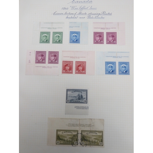 7054 - BRITISH COMMONWEALTH<br />to include CANADA 1928~1963 with air stamps 1928 and 1932, official stamps...