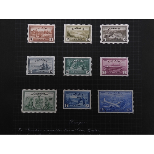 7054 - BRITISH COMMONWEALTH<br />to include CANADA 1928~1963 with air stamps 1928 and 1932, official stamps...