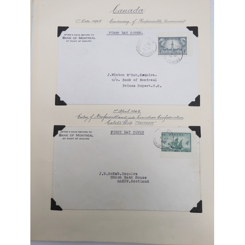 7054 - BRITISH COMMONWEALTH<br />to include CANADA 1928~1963 with air stamps 1928 and 1932, official stamps...