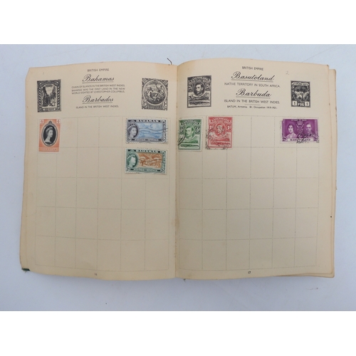 7055 - A worldwide stamp collection in a Nelson Stamp Album...