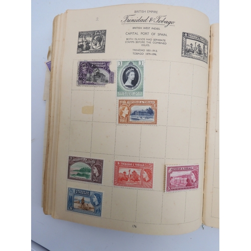 7055 - A worldwide stamp collection in a Nelson Stamp Album...