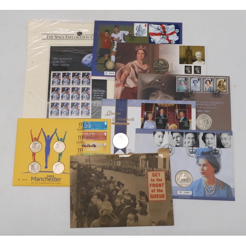 7057 - ROYAL MAIL  a collection of first day covers dating from 02 August 1978 to 24 September 2002 in 12 f...