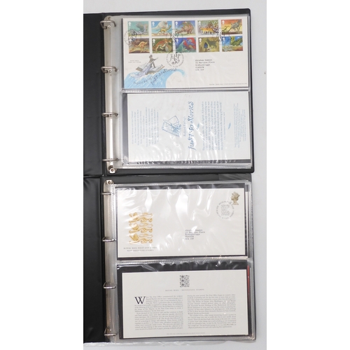 7057 - ROYAL MAIL  a collection of first day covers dating from 02 August 1978 to 24 September 2002 in 12 f...