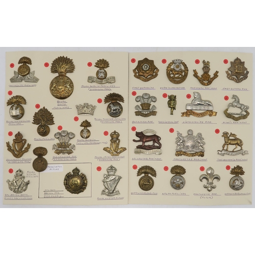375 - Military cap badges, to include the Army Cyclist Corps, Grenadier Guards, Welsh Guards, Duke of Corn... 