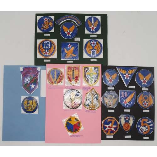 380 - A large collection of U.S. Army cloth uniform insignia/patches, to include Korean Command Zone, Berl... 