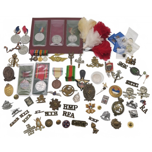 383 - Assorted Naval Division cap badges, to include the Hawke, Nelson, Hood and Anson Battalions; Scottis... 