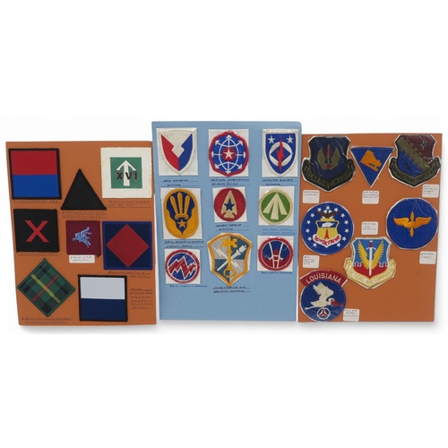 388 - An assortment of military cloth uniform cloth insignia, to include Royal Horse Artillery, Parachute ... 