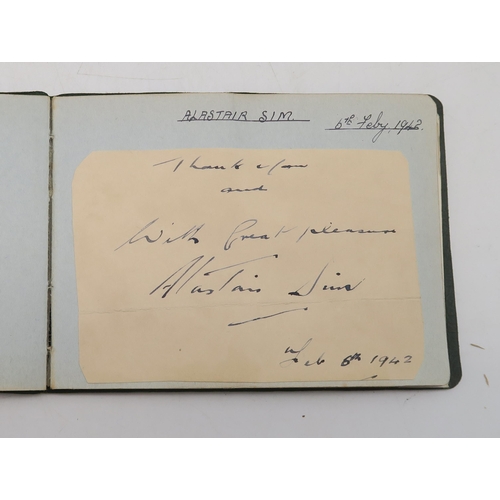 446 - Ephemera, to include an autograph album featuring signatures of Ivor Novello, Gracie Fields, Sir Har... 