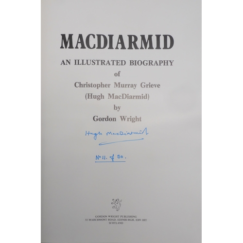 448 - Wright (Gordon) MacDiarmid: An Illustrated Biography of Christopher Murray Grieve (High MacDiarmid)E... 