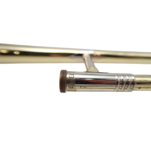 338 - A Selmer Super Sterling no.13763, c.1960with a sprung slide marked 763. Very playable, in a hardcase... 
