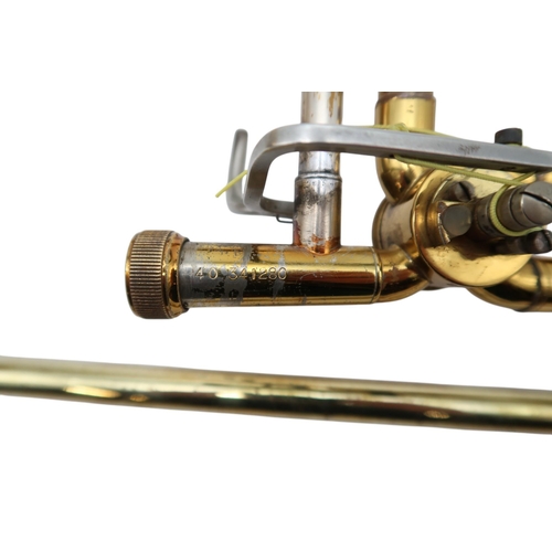 341 - A Conn Director 50H Trombone, no.40 341280, c.1990, with a .523 bore, in Bb/F, bell size 8 2/8”, sli... 