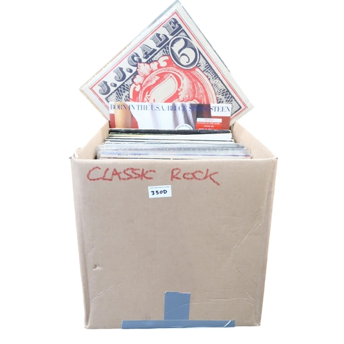 350D - VINYL RECORDS a good box of classic rock LP records with Joe Cocker, Free Creek, Chicago, JJ Cale, R... 