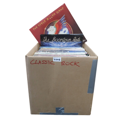 350G - VINYL RECORDS a good box of classic rock LP records with Ry Cooder, Little Feat, the Steve Miller Ba... 