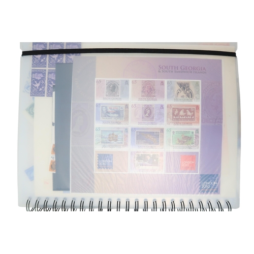 501 - WORLD STAMPS; metal box with large quantity of stamps, mint and used stock books, albums and loose. ... 