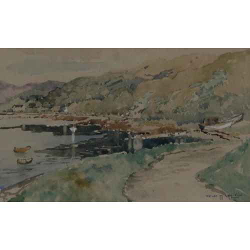 1005 - VIOLET MCNEISH KAY RSW (SCOTTISH 1914-1971) GARLOCHHEAD Watercolour, signed lower right, 18 x 28cm T... 