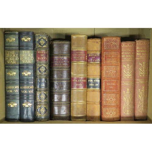 464 - MIXED TITLESTo include nine half-Morocco-bound volumes of Beaux and Belles of England, numerous volu... 