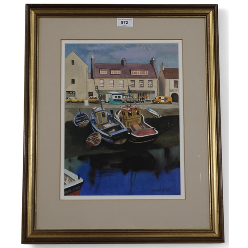 972 - JACK FIRTH RSW (SCOTTISH 1917-2010) ULLAPOOL REFLECTION Watercolour, signed lower right, 34 x 26cm T... 