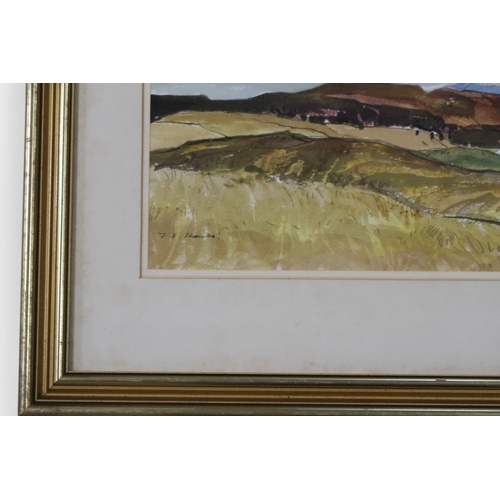 997 - TOM SHANKS RSW RGI (SCOTTISH 1921-2020) BEN LEDI Watercolour, signed lower left, 29 x 50cm Title ins... 