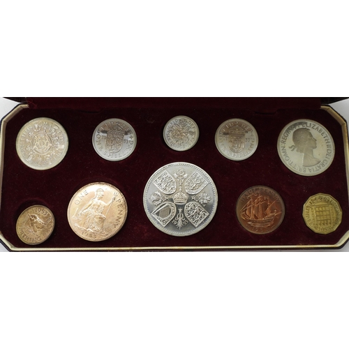 307 - Elizabeth II (1952-2022) Specimen Set 1953A lot comprising two 1953 ten coin sets in Royal Mint... 