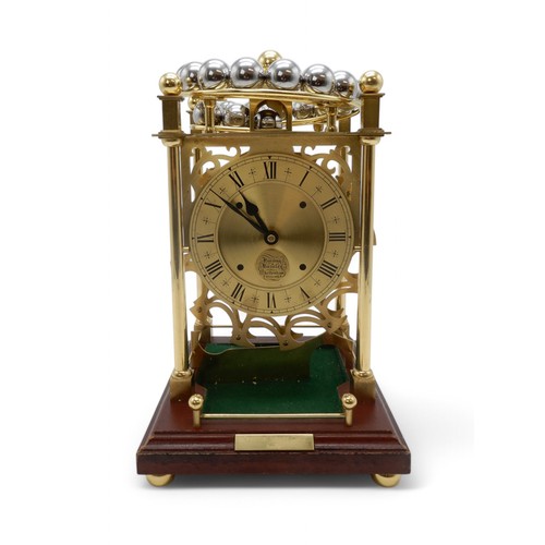 2223A - A HARDING & BAZELEY, CHELTENHAM, A SPHERICAL WEIGHT CLOCKNo 73, with nineteen large steel balls,... 