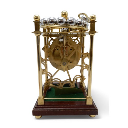 2223A - A HARDING & BAZELEY, CHELTENHAM, A SPHERICAL WEIGHT CLOCKNo 73, with nineteen large steel balls,... 