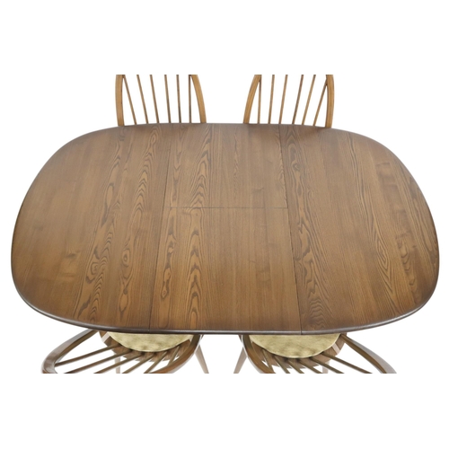 21 - A 20TH CENTURY ERCOL ELM AND BEECH 