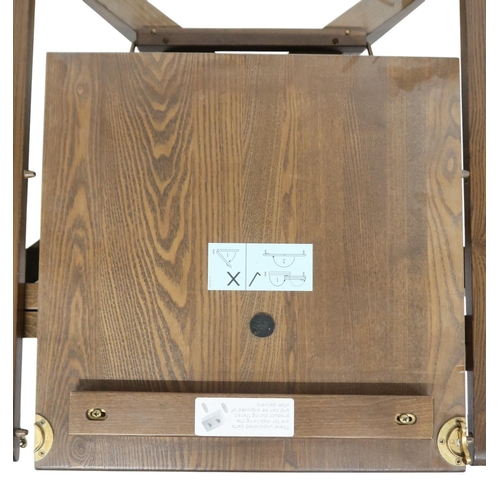 21 - A 20TH CENTURY ERCOL ELM AND BEECH 