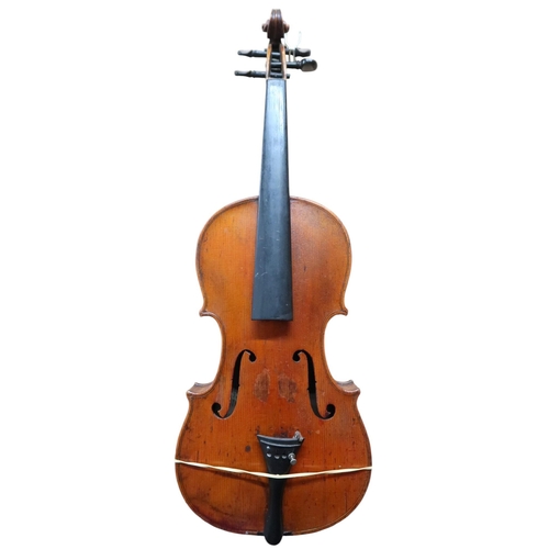 【中古】 The Jury RolfeKent Two piece back violin with internal dealers label John H