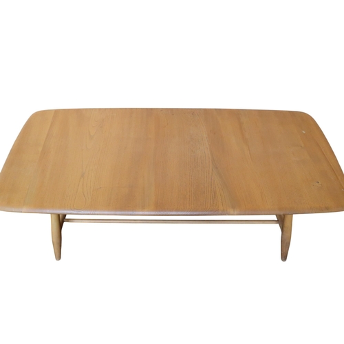 58 - A mid 20th century Ercol elm and beech 