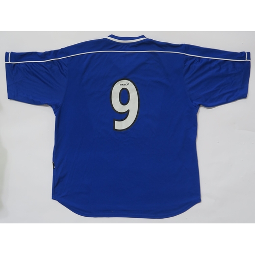 514 - Glasgow Rangers F.C.Two 1997-99 home shirts, one numbered Hendry 35, size XL; the other numbered 11 ... 
