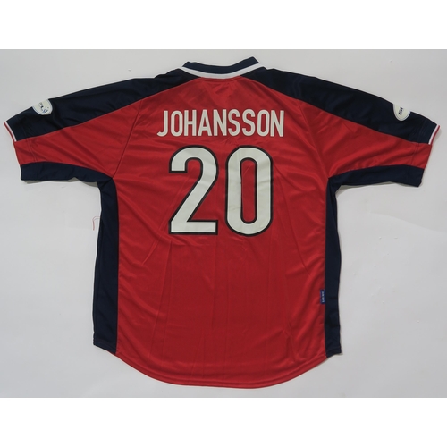 514 - Glasgow Rangers F.C.Two 1997-99 home shirts, one numbered Hendry 35, size XL; the other numbered 11 ... 