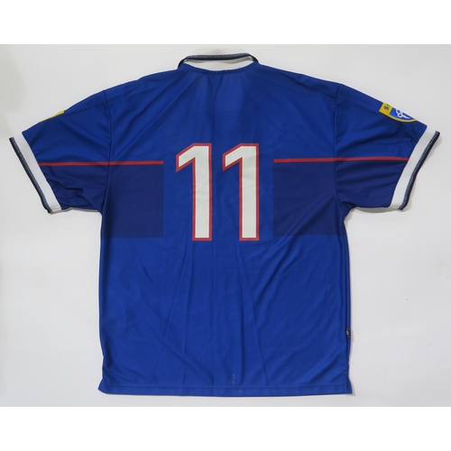 514 - Glasgow Rangers F.C.Two 1997-99 home shirts, one numbered Hendry 35, size XL; the other numbered 11 ... 