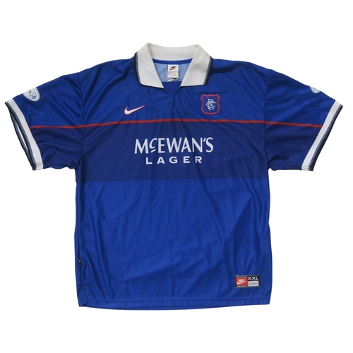 514 - Glasgow Rangers F.C.Two 1997-99 home shirts, one numbered Hendry 35, size XL; the other numbered 11 ... 