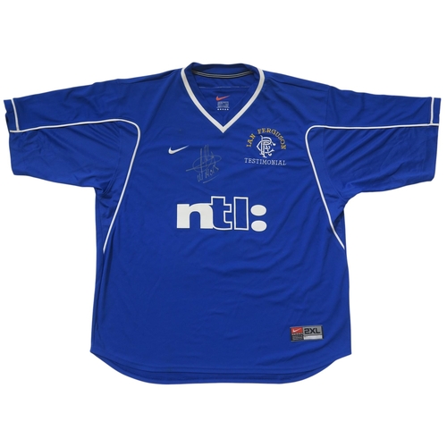 514 - Glasgow Rangers F.C.Two 1997-99 home shirts, one numbered Hendry 35, size XL; the other numbered 11 ... 