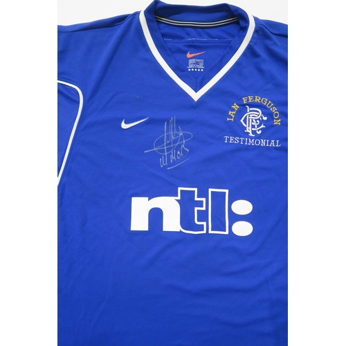 514 - Glasgow Rangers F.C.Two 1997-99 home shirts, one numbered Hendry 35, size XL; the other numbered 11 ... 