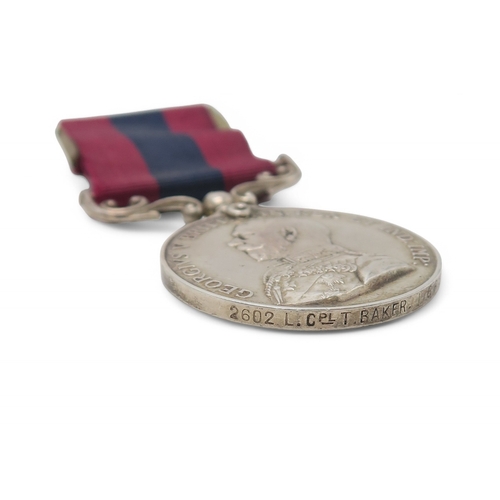2450 - A WW1 DISTINGUISHED CONDUCT MEDAL GROUP OF FOURAwarded to 2602 Sergeant Thomas Baker, Royal Scots; c... 