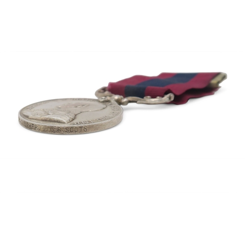 2450 - A WW1 DISTINGUISHED CONDUCT MEDAL GROUP OF FOURAwarded to 2602 Sergeant Thomas Baker, Royal Scots; c... 