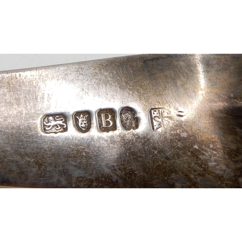 254 - A George III silver soup ladle, by William Eley&nbsp;I, William Fearn & William Chawner, London ... 