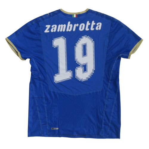 An Italy 2008-09 Home shirt by Puma, numbered 