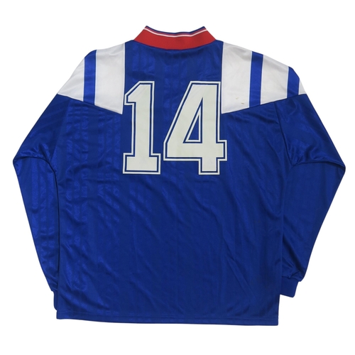 538 - Glasgow Rangers F.C.A Tennents Scottish Cup Final 2002-2003 third shirt by Diadora, numbered 
