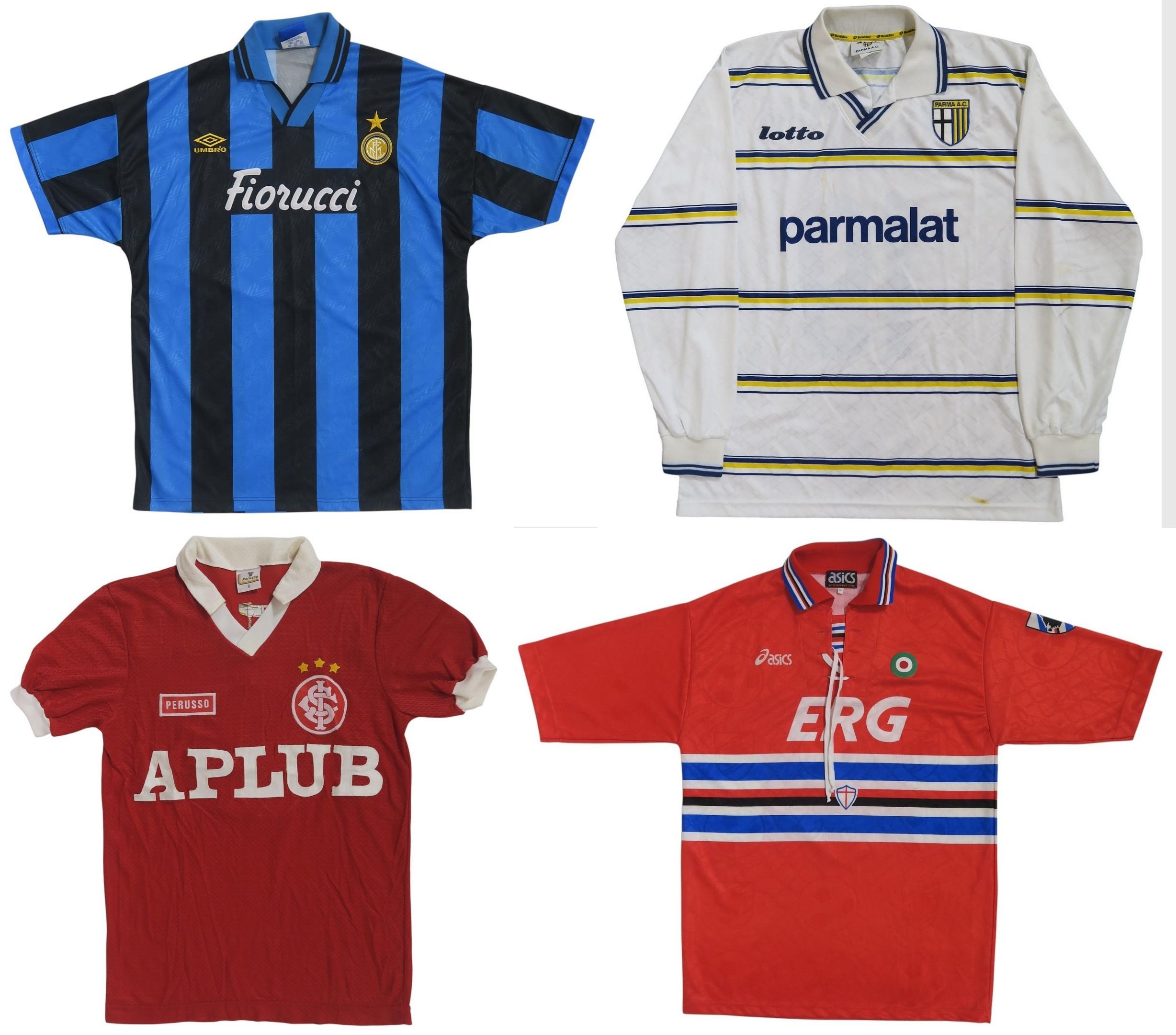 A Parma A.C. 1998-99 away shirt by Lotto, numbered 